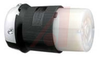 Flanged Inlet; 30 A; 250 VAC; White; Brass; Brass; 2000 V (Min.); 10 AWG (30 A) - 70116111 - Allied Electronics, Inc.