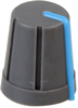 Knob, Soft Touch, D Shaft, Grey; Shaft Type Multicomp - 94M6674 - Newark, An Avnet Company