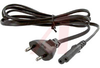 Power Supply AC Cord, 15 Watt; 2 wire;C8 Europe - 70124124 - Allied Electronics, Inc.