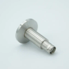 SHV-5 Coaxial Feedthrough, 1 Pin, Grounded Shield, 1.18″ QF / KF Flange - A0340-1-QF - MPF Products, INC.