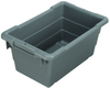 Akro-Mils 3.85 gal Gray Industrial Grade Polymer Industrial Grade Tub - 17 1/4 in Length - 11 in Width - 8 in Height - 34301 -- 34301