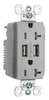 Duplex/Single Receptacle -- TR-5362USBI - Image
