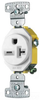 Duplex/Single Receptacle - RR205W - Hubbell Incorporated