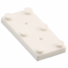 Crystal Insulator Tabs; 2 Lead; 0.495 Length; .245 Width; .035 Thick; Nylon; Wht - 100-470-035 - Utmel Electronic Limited