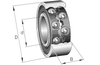 Radial Ball Bearings - 4208-BB-TVH - Pacific International Bearing, Inc.
