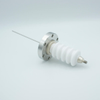 Power Feedthrough, 30,000 Volts, 15 Amps, 1 Pin, 0.092″ Nickel Conductor, 2.75″ Conflat Flange - A0234-7-CF - MPF Products, INC.