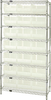 Storage Shelving with Bins - WR8-255CL - Simplastics