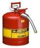 Justrite Red 5 gal Safety Can - 697841-14068 - 697841-14068 - R. S. Hughes Company, Inc.