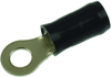 Terminal, Ring Tongue, #10, Crimp, Black; Stud Size - Metric Amp - Te Connectivity - 91B3335 - Newark, An Avnet Company