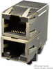 Cat5 Rj45 Modular Jack, 8 Position, 2 Port; Lan Category Amphenol Communications Solutions - 84K8187 - Newark, An Avnet Company