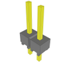 Headers, Male Pins - 612-MTSW-102-07-L-S-225-ND - DigiKey