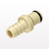 PLC12 Series Coupling Insert, Straight Thru Polypropylene In-Line Hose Barb - PLC2200612 - Qosina Corp.