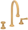 Beaded Deck-Mount Gooseneck Tub Spout: N&ordm; 14205 Two-Valve Deck-Mount Tub Set with Levers - 14205 - P. E. Guerin