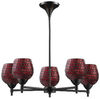 10155/5DR-CPR Mid. Chandeliers-Glass Up - 638262 - Capital Lighting, Inc.