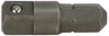 Hex To Square Socket Bit Adapter; Screw Size Accepted Wiha -- 84K6593