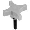 Star Knob - Male; 2.480 in; 1/2-13; Steel - KBP-344 - Reid Supply