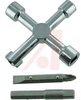 SWITCHKEY UNIVERSAL CHROME FINISH WRENCH - 70053764 - Allied Electronics, Inc.