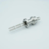 Power Feedthrough, 2000 Volts, 10 Amps, 6 Pins, 0.056″ Alumel Conductors, 1.33″ Conflat Flange - A0423-8-CF - MPF Products, INC.