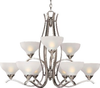 Mid. Chandeliers-Glass Up - 4335 - Light Center (The)