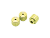 Threaded Knob, 8-100, Yellow Anodized, 3-Pack - KN-10EY-3 - Newport MKS