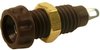Banana Connector, Jack, Brown, Panel Rohs Compliant Multicomp Pro - 32AK6306 - Newark, An Avnet Company