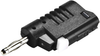 Banana Plug, 4Mm, Stacking, 36A, Black Rohs Compliant Cal Test Electronics - 52AC2116 - Newark, An Avnet Company