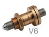 Hex Adjustment Screw, 100 TPI, 12.7 mm Travel, End Lock, Vacuum - AJS100-0.5H-V6 - Newport MKS