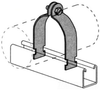 Channel Conduit/Cable Clamp -- PS 1200 6 AS