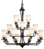 Large Chandeliers-Glass Shade - 335082 - Light Center (The)