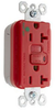 GFCI Duplex Receptacle -- PT2095-HGNARED - Image