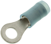 Terminal, Ring Tongue, #8, Crimp, Blue; Stud Size - Metric Amp - Te Connectivity - 26AC8163 - Newark, An Avnet Company