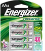 Battery; AA; Nickel-Metal Hydride (NiMH); 2500 mAh (Typ.); Rechargeable; 1.2 V - 70145539 - Allied Electronics, Inc.