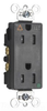Duplex/Single Receptacle - TRIG26262-HGBK - Selecta Products