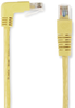 10FT YL CAT5e 100MHz Angle Patch Cable UTP 90°Down–180°Straight - EVNSL24E-0010-90DS - Black Box