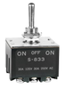 High Capacity Standard Size Toggle - S833/U-AT401A - NKK Switches
