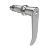 Quarter-Turn Cam Latch, 8 mm Hex Tool Access, L-Handle, Without Cam, Sealed, Zinc Alloy, Chrome Plated, Bright - E5-9A-1012-UU2 - Southco
