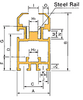 DOUBLE PLUS® Aluminum Guide Rail -- C2030VRP-R3LS - Image