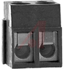 Terminal Block; 2; 22 to 14 AWG; 15; 300; 0.197 in.; 0.118 in.; 0.197 in.; Gray - 70078350 - Allied Electronics, Inc.