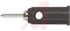 Jack, Banana; Pin Tip Plug; 3000 VDC; Black; degC (Max.) - 70197823 - Allied Electronics, Inc.