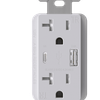 4.2 Amp Dual USB Charger, 21 W Duplex Tamper Resistant Outlet - R1620D42AC - Suzhou Ele Mfg Co., Ltd.