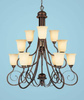 Large Chandeliers-Glass Shade - 444563 - Capital Lighting, Inc.