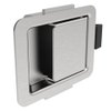 Push-to-Close Latch, Small Size, 12.3 - 13.1mm Grip, Stainless Steel, Brushed Finish -- 64-10-135-50