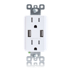 3.6 Amp Dual USB Charger, 18W Duplex Tamper Resistant Outlet - R1615D36 - Suzhou Ele Mfg Co., Ltd.