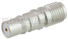 Snap-On QMA Female (Jack) to SMA Female (Jack) Adapter, Tri-Metal Plated Brass Body, 1.18 VSWR - FMAD1056 - Fairview Microwave Inc.