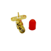SMA Female 2 Hole Panel Mount Right Angle Connector Without Teflon - ET-SFRA-2H-WOT - Eteily Technologies India Pvt. Ltd.