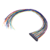 25+25 Pos. Female DIL 24 AWG Cable Assembly, 450mm, single-end, Extended Wall, Jackscrews - M80-FE25068F2-0450L - Harwin Plc