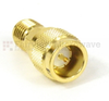 Precision QD SMA Male (Plug) to SMA Female (Jack) Adapter, Gold Plated Stainless Steel Body, 1.15 Temp - SM4978 - Fairview Microwave Inc.