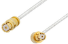 SMP Female to SMP Female Right Angle Cable 72 Inch Length Using PE-SR047FL Coax, RoHS - PE36156LF-72 - Pasternack