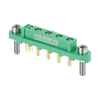 4+4 Pos. Female Vertical Throughboard Conn. Screw-Lok Reverse Fix - G125-FV104F3-04AB000P - Harwin Plc