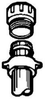ABS DWV Slip-Joint Adapter - 601906 - Bow Plastics Ltd.